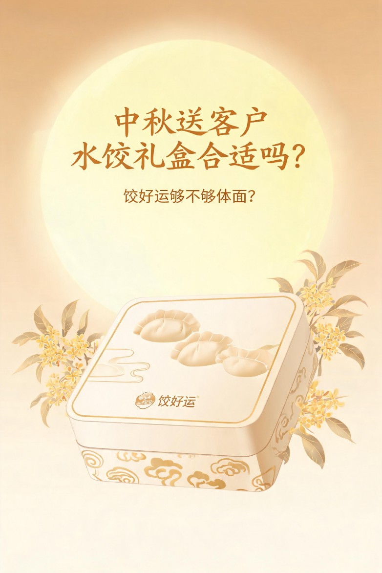 ​中秋送客户水饺礼盒合适吗？饺好运够不够体面？
