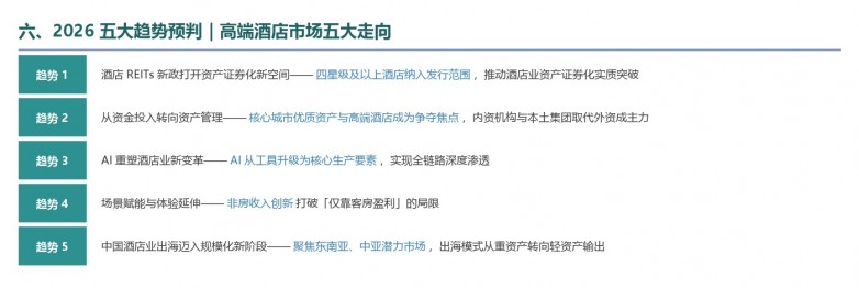 ​《2026 中国酒店集团及品牌发展报告》权威解读｜威斯汀成为高端酒店发展风向标